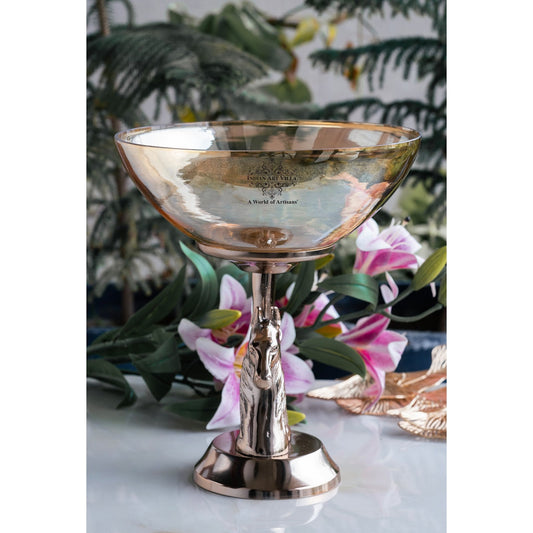 Antique Decorative Bowl with Horse Design Pedestal, Fruit Bowl, Snack Server, Centerpiece Dish, Home & Table Decor