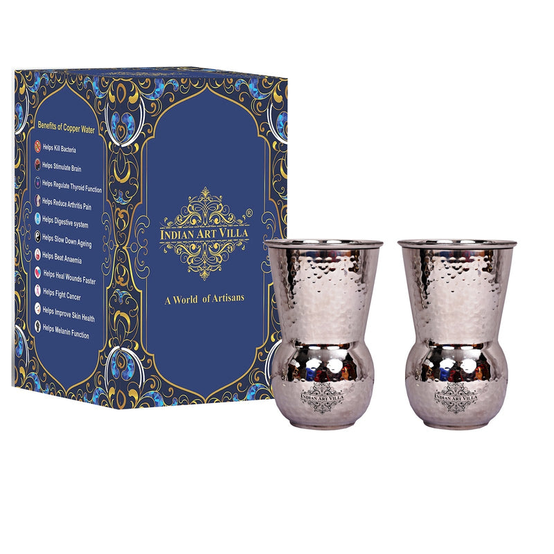 Pure Steel Hammered Design Mathat Glass