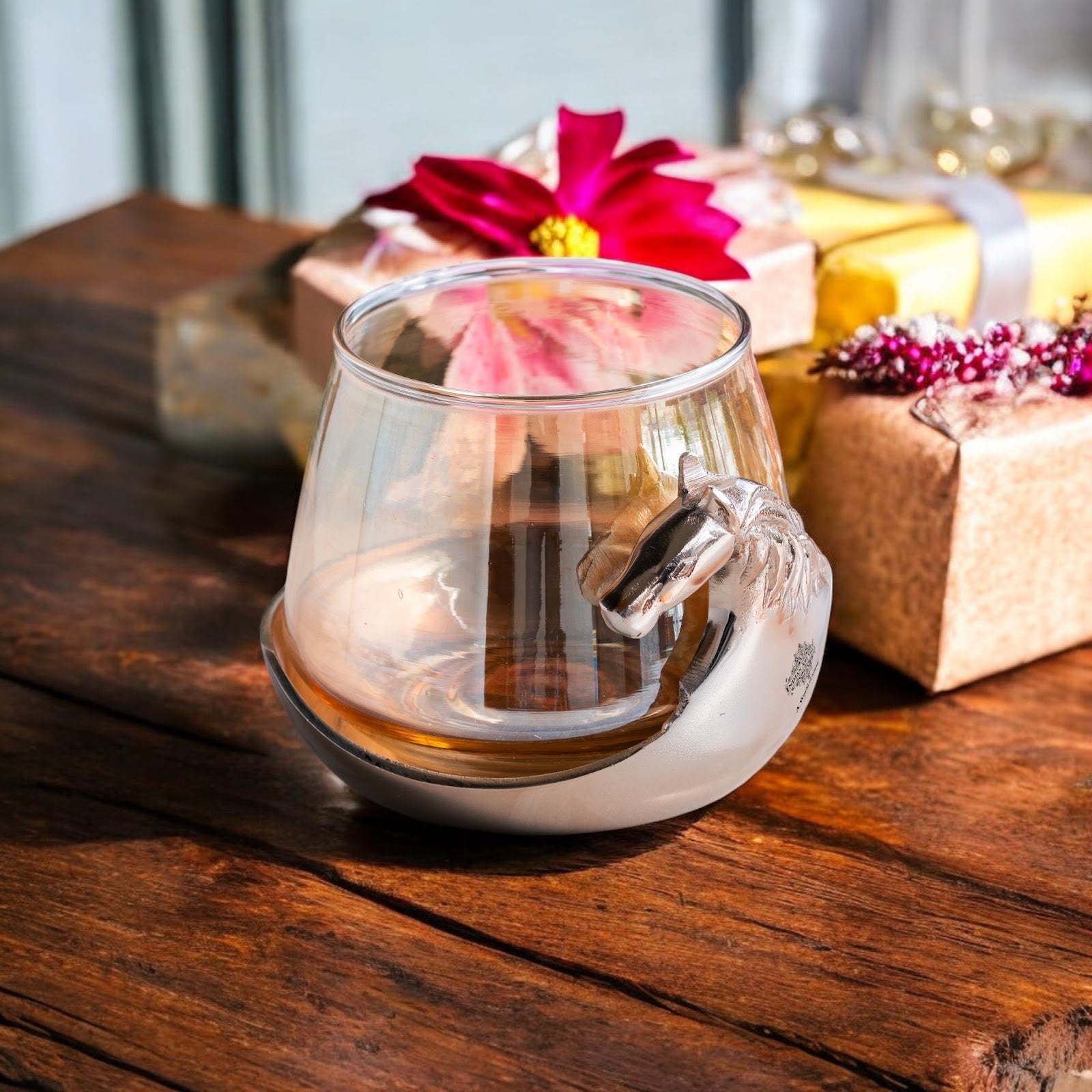 Horse Head Decorative Jar – Multi-Purpose Storage Jar, Candle Holder