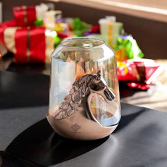 Horse Head Decorative Jar – Multi-Purpose Storage Jar, Candle Holder