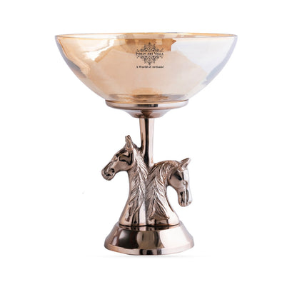 Antique Decorative Bowl with Horse Design Pedestal, Fruit Bowl, Snack Server, Centerpiece Dish, Home & Table Decor