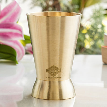 Brass Matt Finish Rugail Glass