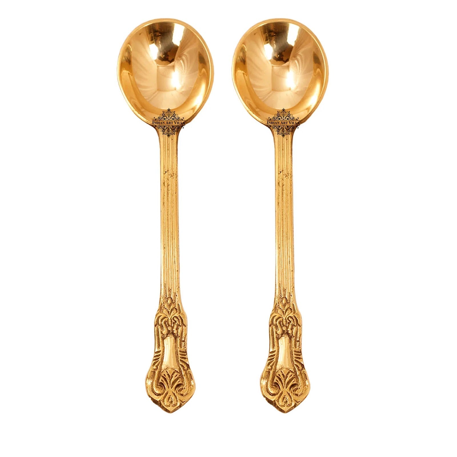 Brass Designer Ladle Spoon | Serving Dishes Tableware | Serving Spoon