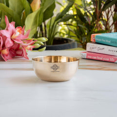 Pure Bronze Bowl With Simple Look
