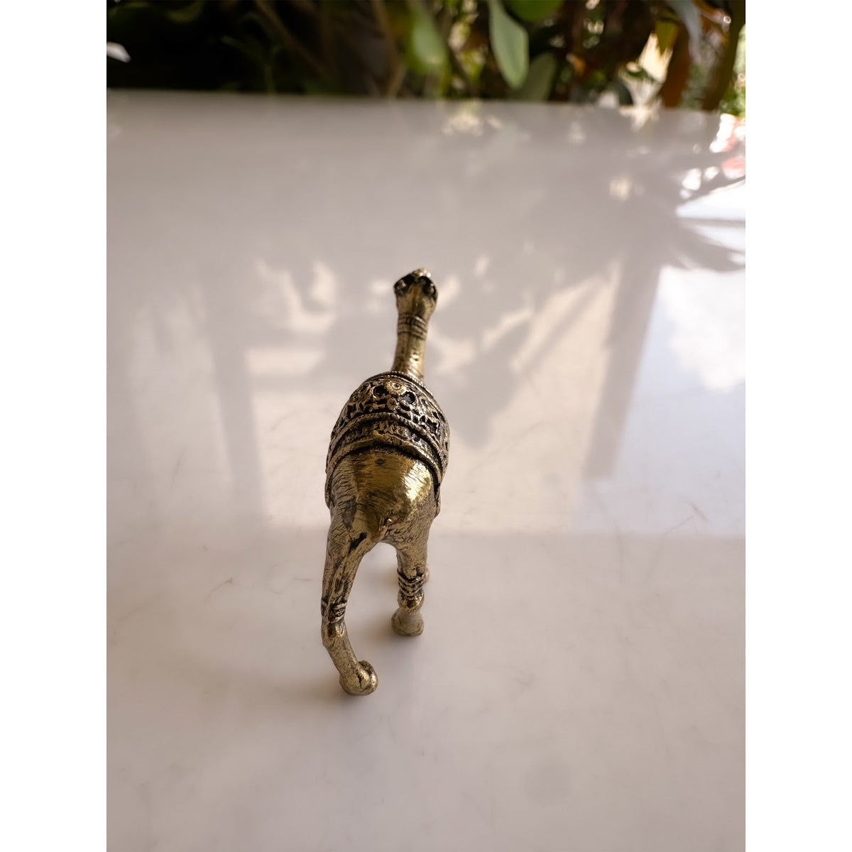 Pure Brass Miniature Camel Statue for Vastu - 3 cm