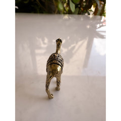 Pure Brass Miniature Camel Statue for Vastu - 3 cm