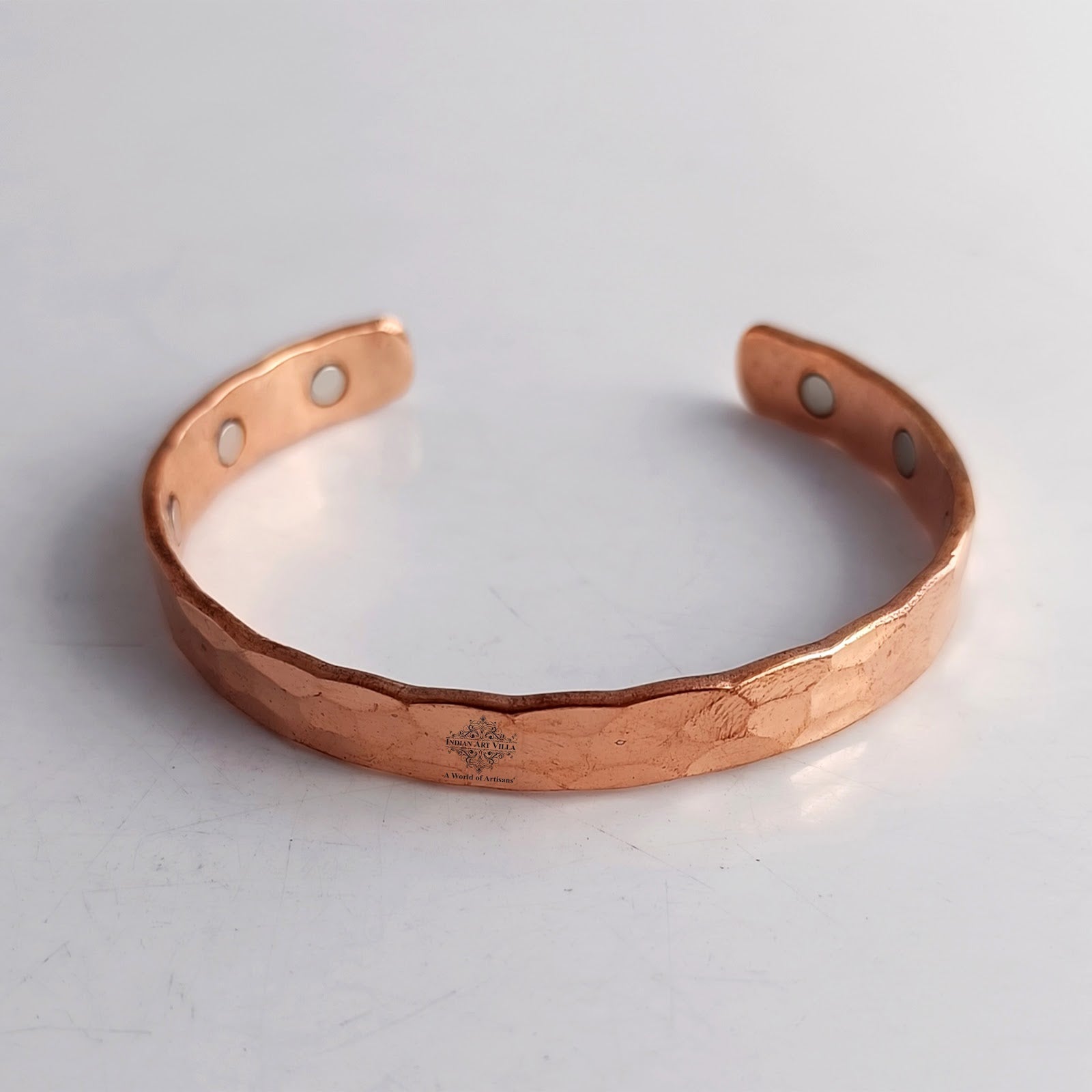 Pure Copper Plain Bangle Adjustable Bracelet for Men & Women