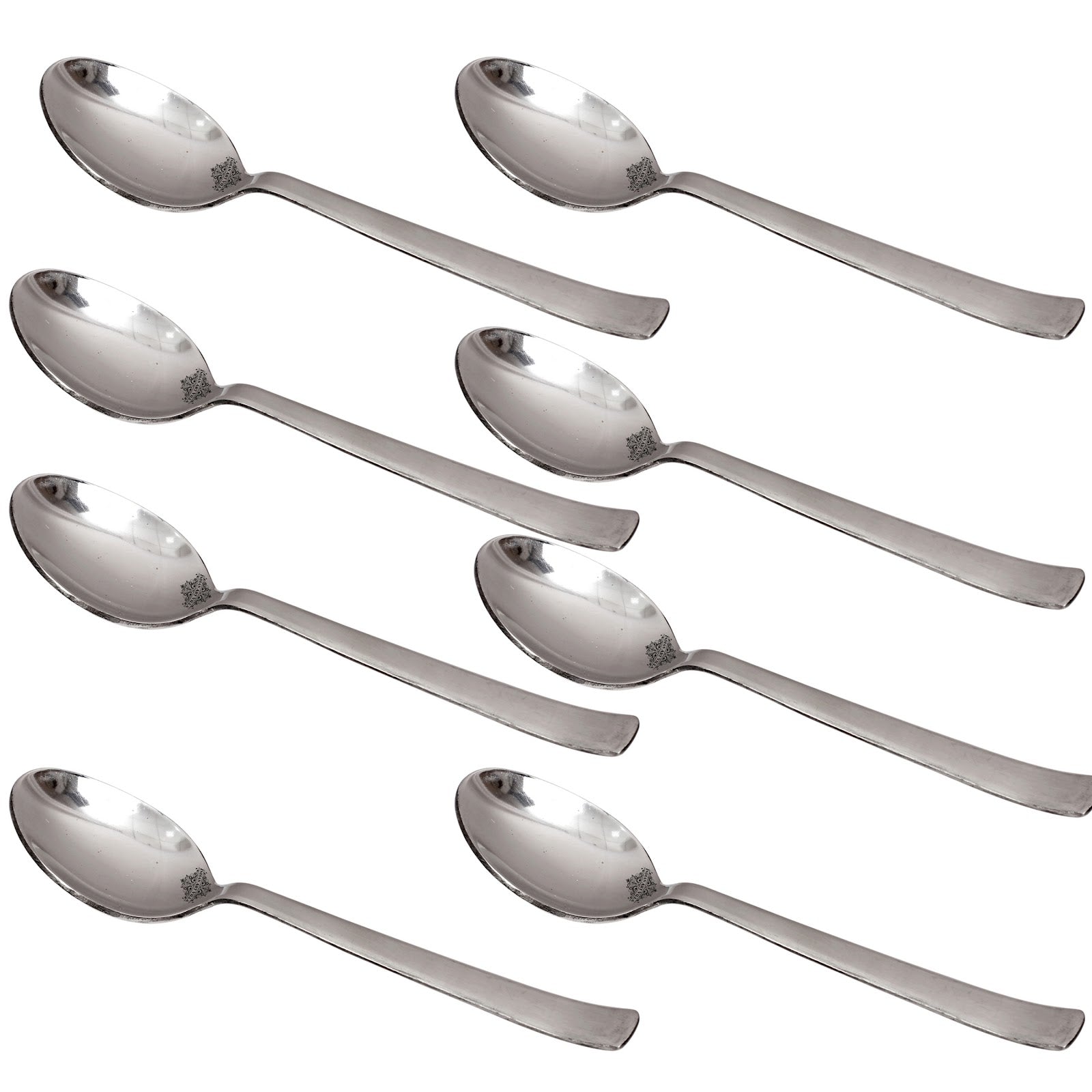 Pure Stainless Steel Handmade Matt Finish Design Soup Spoon