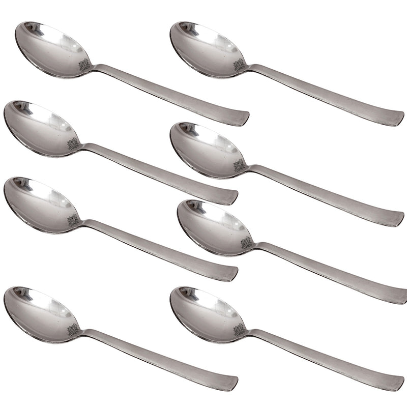 Pure Stainless Steel Handmade Matt Finish Design Soup Spoon