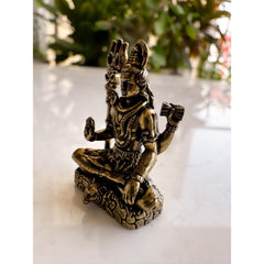 Pure Brass Miniature Shiv Ji Murti For Home Temple