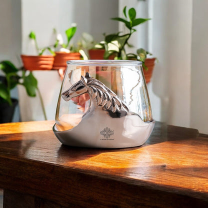 Horse Head Decorative Jar – Multi-Purpose Storage Jar, Candle Holder