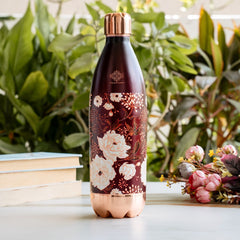 Copper Kalakriti Printed Floral Bottle-1080 ML