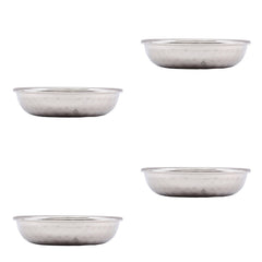 Steel Hammered Design Serving Rice Sweets Dinnerware