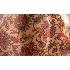 Pure Copper Water Pot | Dispenser | Matka with Printed Flower & Leaf Design, 13 Ltr.