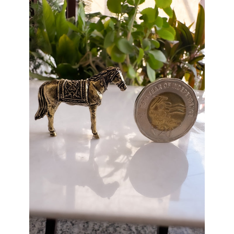 Brass Horse Miniature - 2.90 cm