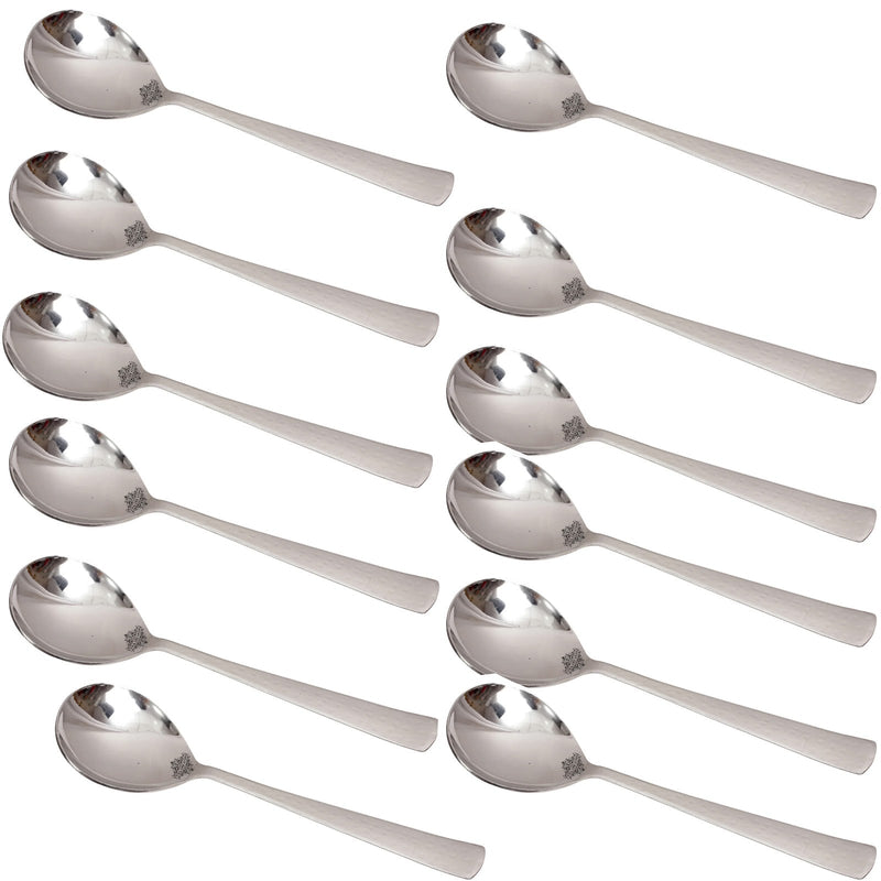 Stainless Steel Handmade Hammer Design Serving service Spoon