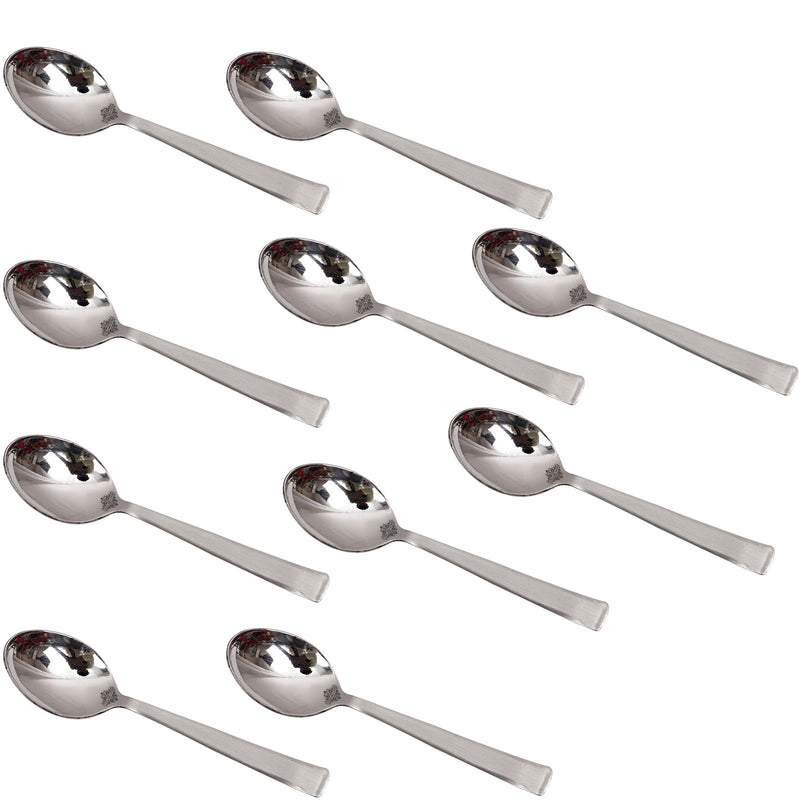 Stainless Steel Hammered Design Coffee Spoon