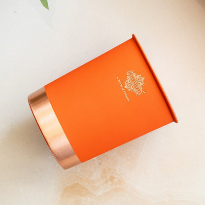 Premium Copper Glass in Ombre Silk Finish  - 275 ML