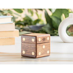 Wooden Dice Home Decor Showpiece | Handcrafted Decorative Accent