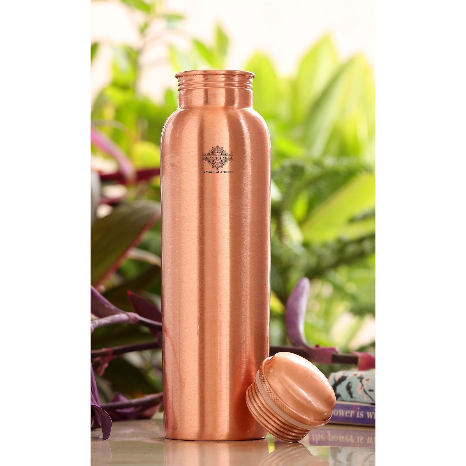 Pure Copper Bottle With the Plain Design