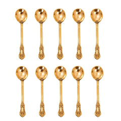 Brass Designer Serving Spoon, Tableware & Serveware Home Hotel , Length:- 17.27 cm