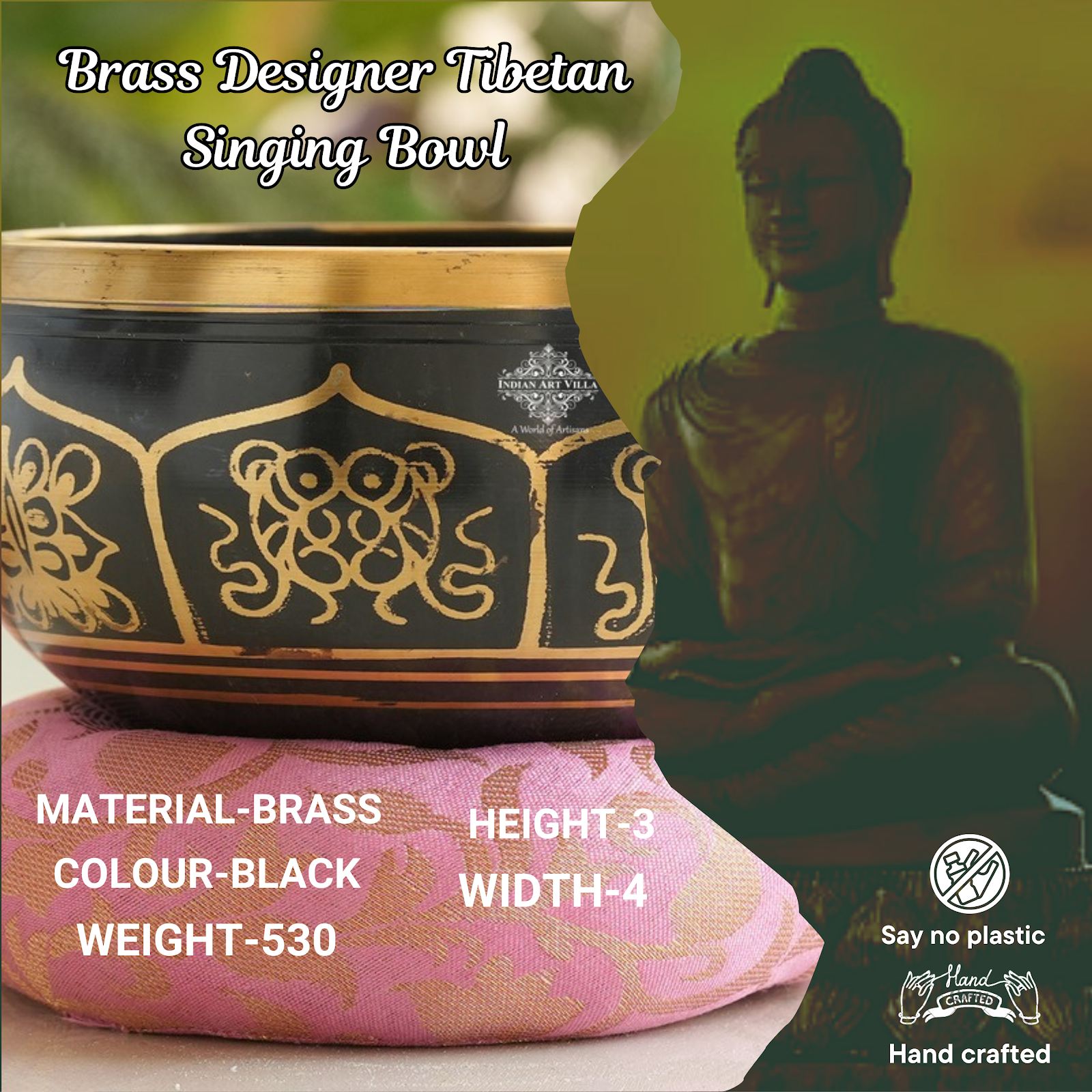 Tibetan Brass Singing Bowl – A Gateway to Serenity and Mindfulness