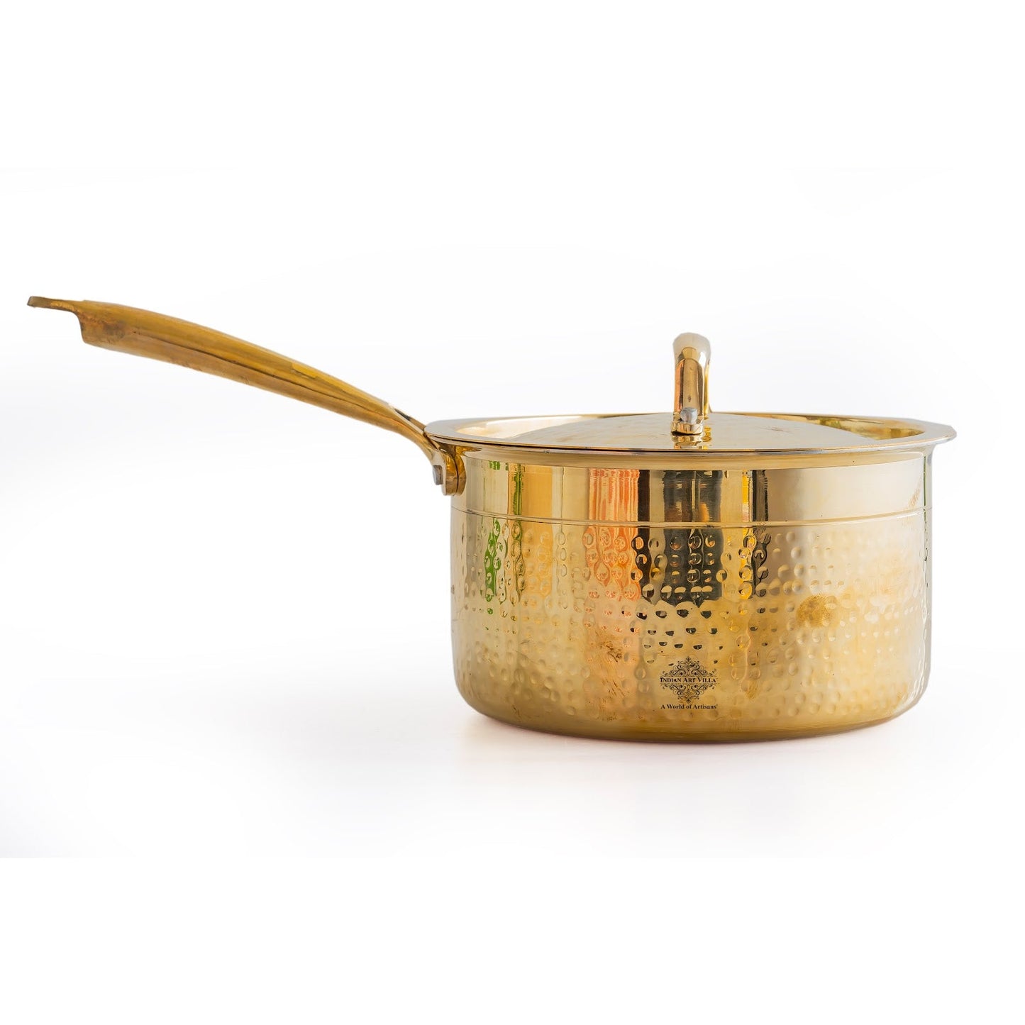 Brass Sauce Pan with Tin Lining & Lid – Indian Art Villa