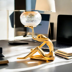Gold Finish Decorative Candle Holder – Luxury Home Decor