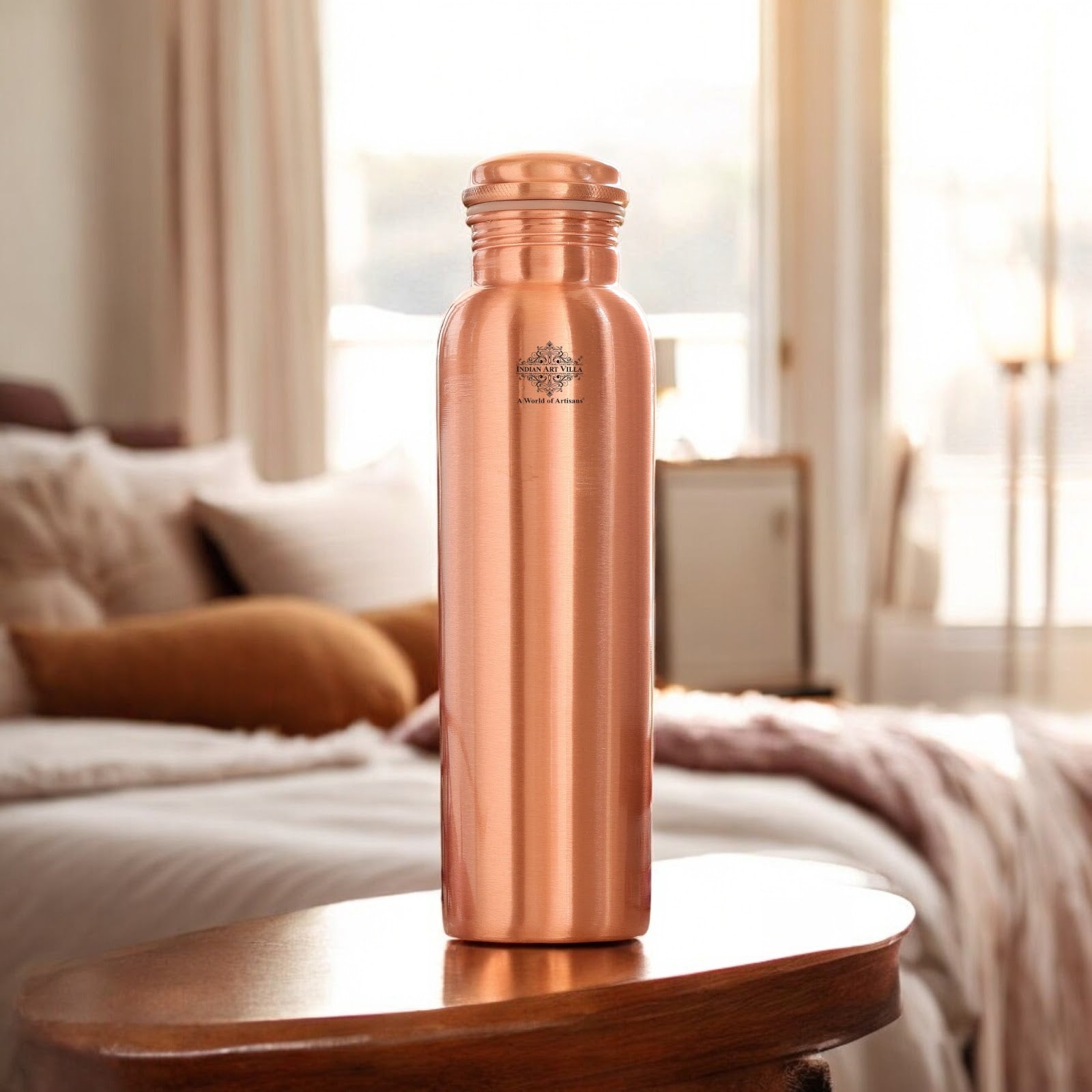 Pure Copper Bottle With the Plain Design