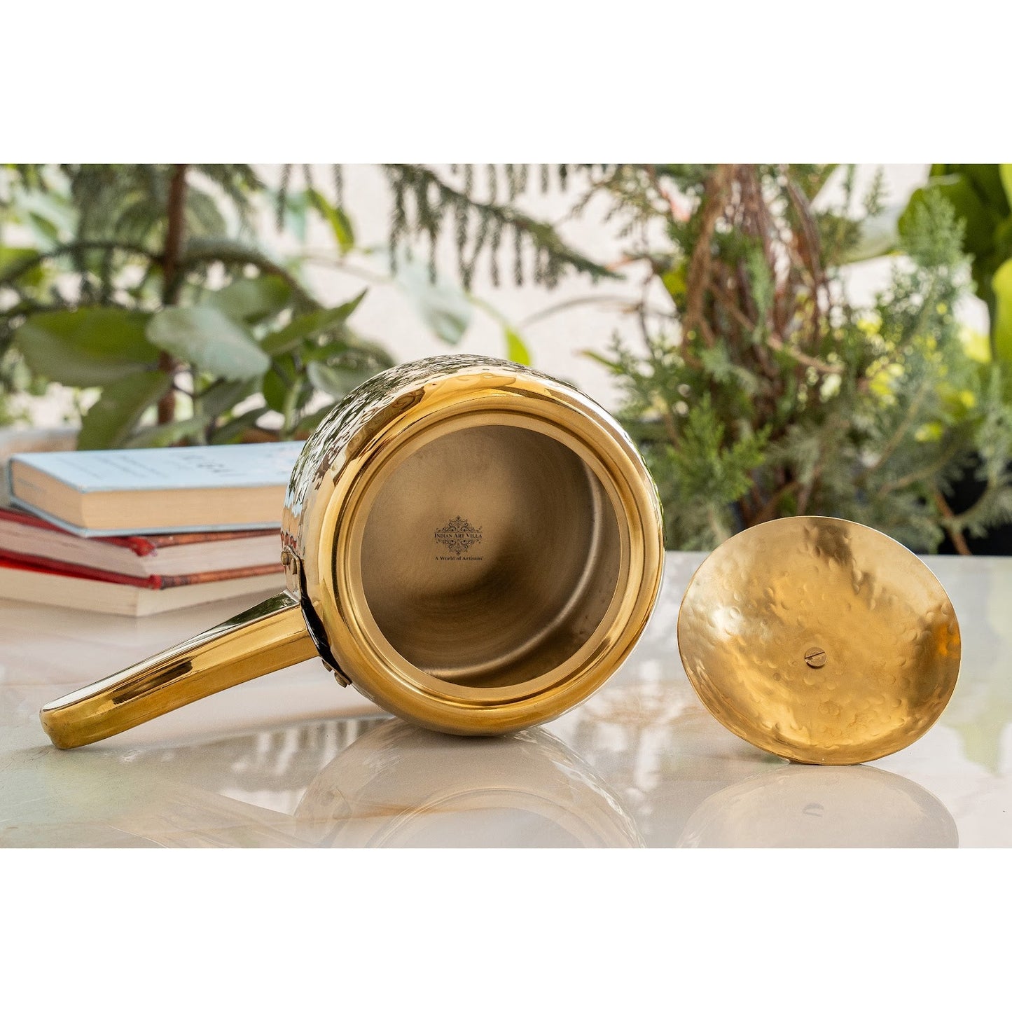 Stainless Steel Cooker With Hammered Design (Serving Only)