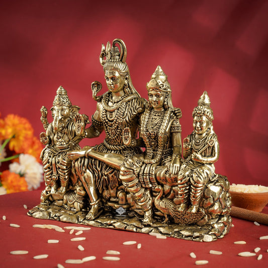Pure Brass Shiv Pariwar/Family Murti