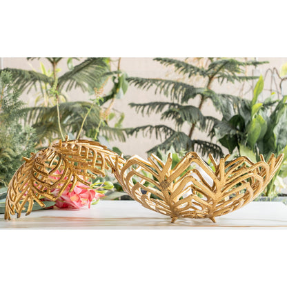 Brass Finish Decorative Cutting Basket – 12.6 Inches, Luxury Home Decor Bowl, Ideal for Fruits, Snacks, Festive Gifting