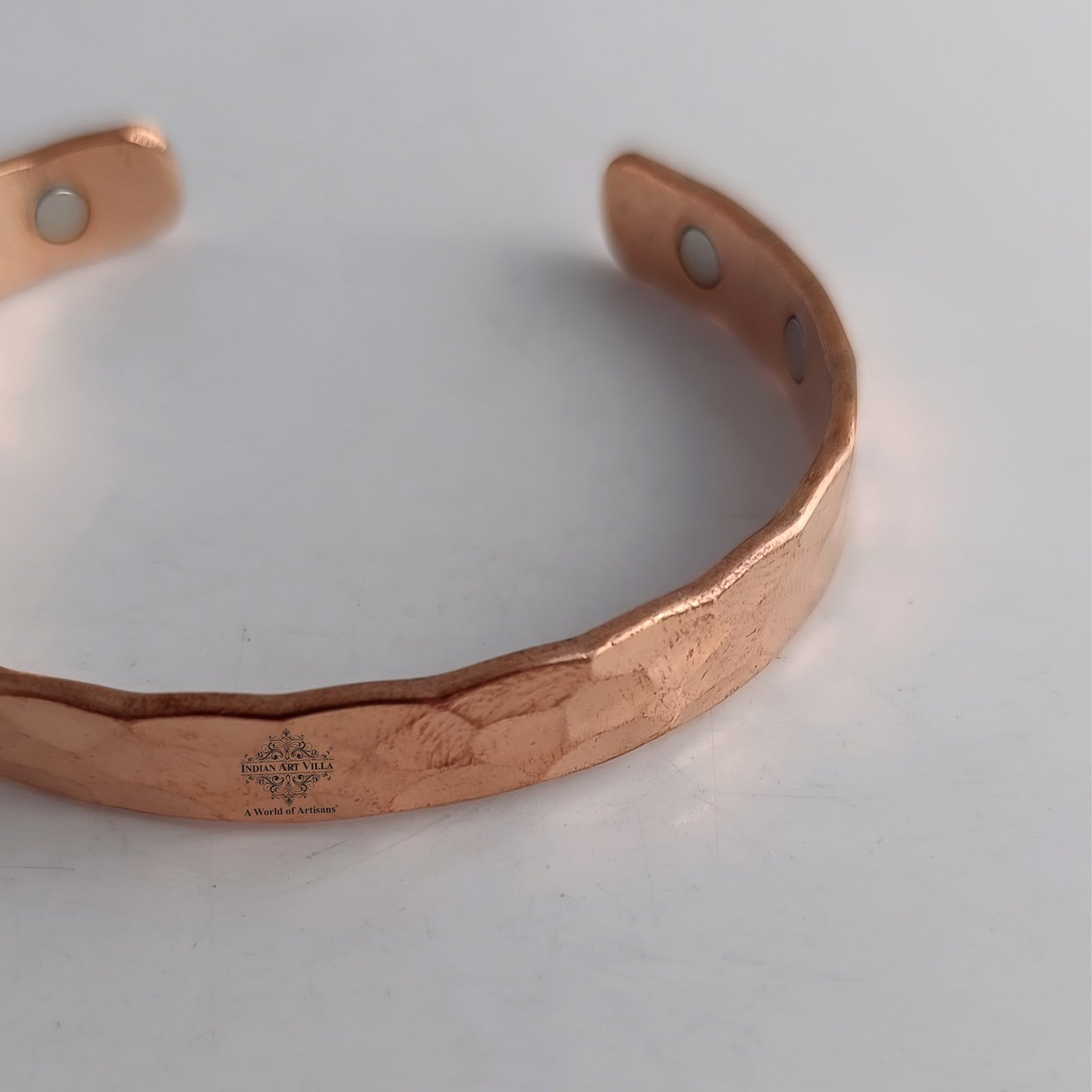 Pure Copper Plain Bangle Adjustable Bracelet for Men & Women