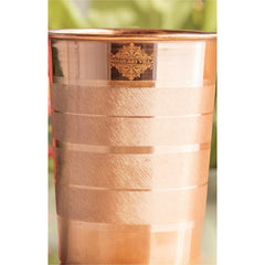 Pure Copper Diamond | Hammered | Shine Finish | Luxury Glasses-275 ML