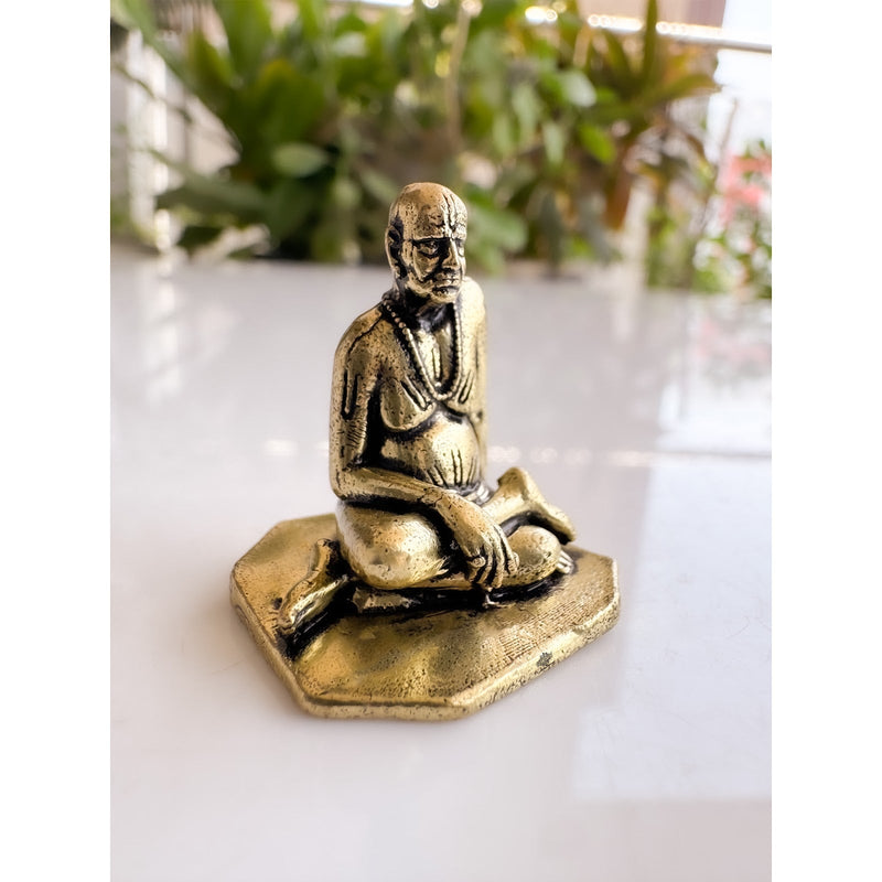 Pure Brass Miniature Swami Samarth Ji Murti