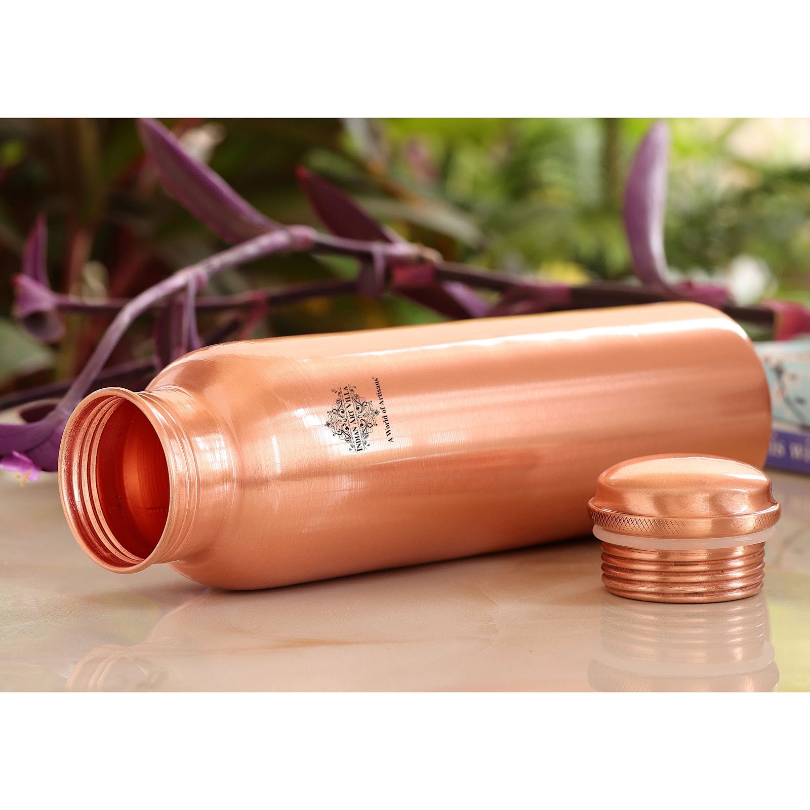 Pure Copper Bottle With the Plain Design
