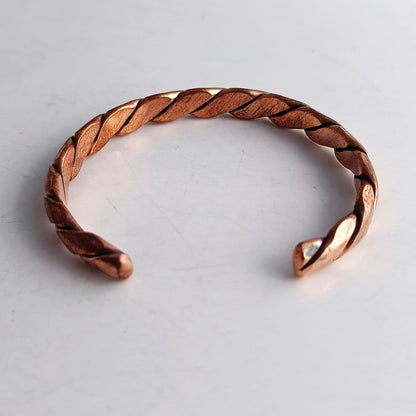 Pure Copper Bangle with Magnet Handcrafted Bangle