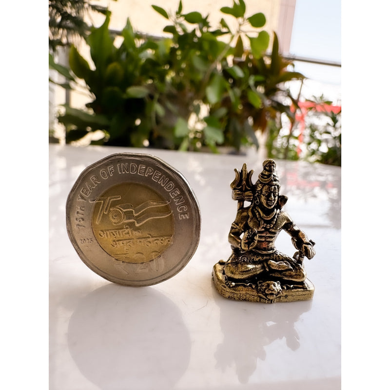 Pure Brass Miniature Shiva Murti