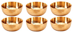Bronze Bowl Kansa Utnesils, Chandan Bowl Katori, Poojan Temple Home Hotel
