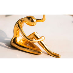 Gold Finish Decorative Candle Holder – Luxury Home Decor