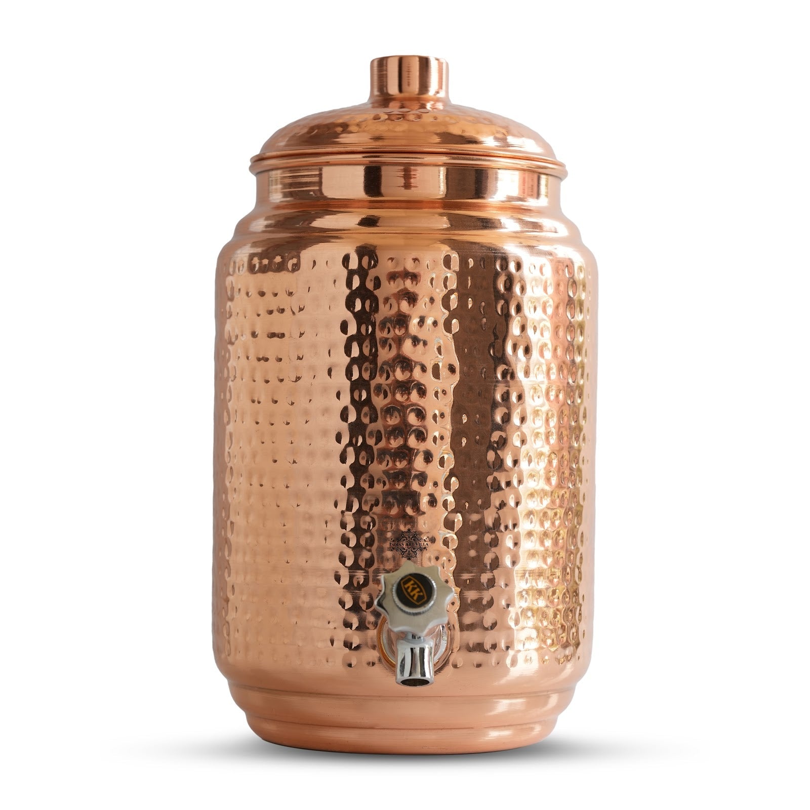 Pure Copper With Hammered Design Water Pot