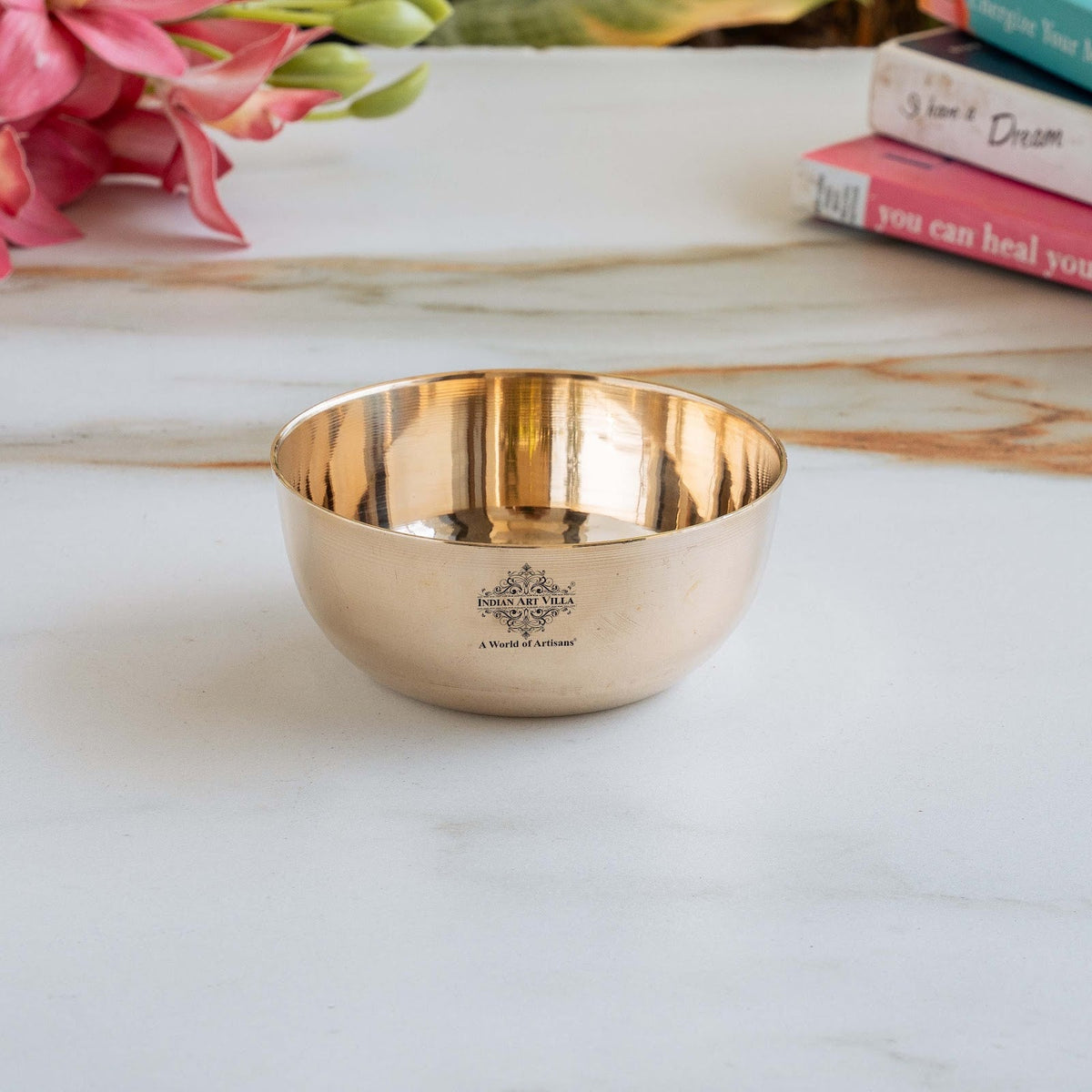 Pure Bronze Bowl With Simple Look