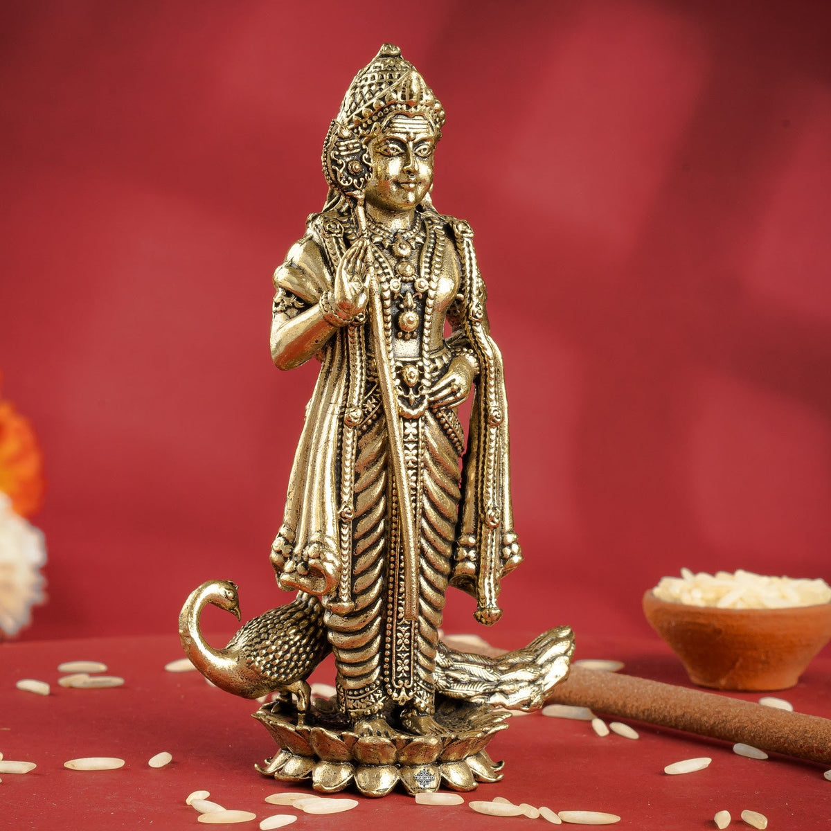 Pure Brass Murgan Murti