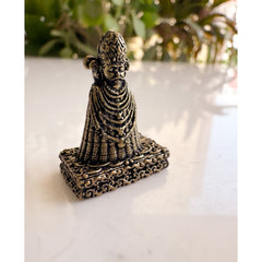 Pure Brass Miniature Khatu Shyam Ji Murti - 2.54 cm