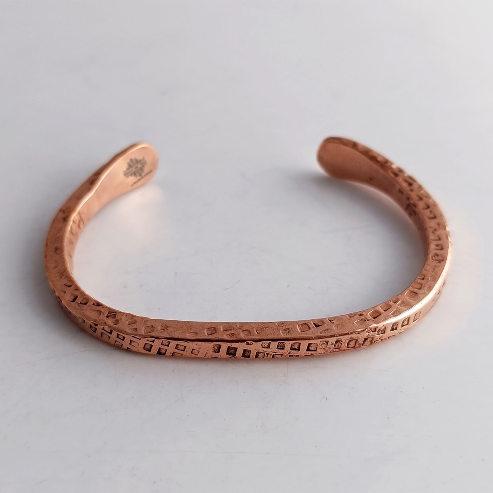 Pure Copper Solid Dotted Bracelet for Men & Women