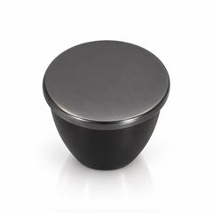 Plantex Knobs for Drawer/Drawer Knobs/Knobs for Cabinets/Pull-Push Knobs for Kitchen/Bedroom Drawer - Pack of 1 (Satin Black & Black)-1