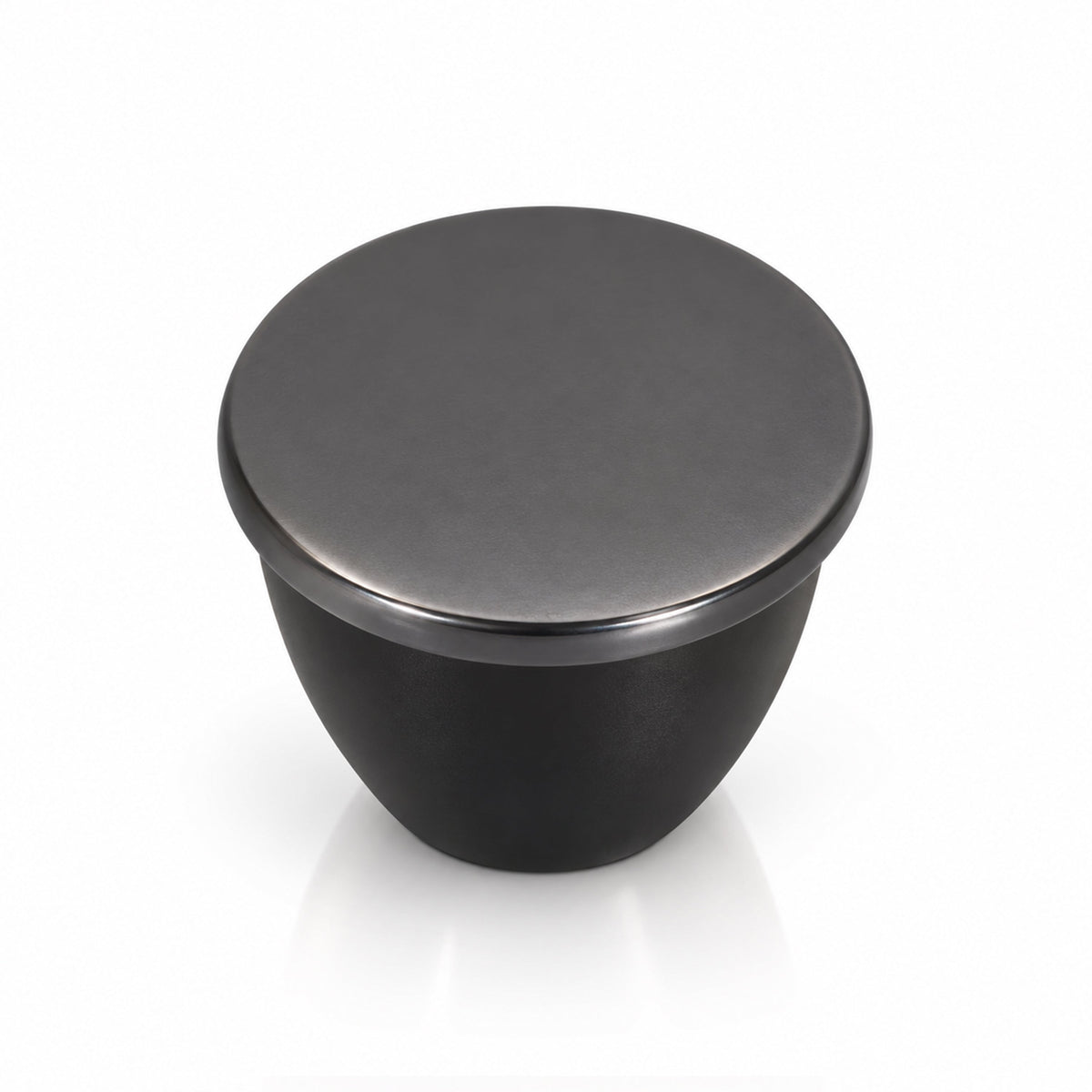 Plantex Knobs for Drawer/Drawer Knobs/Knobs for Cabinets/Pull-Push Knobs for Kitchen/Bedroom Drawer - Pack of 1 (Satin Black & Black)