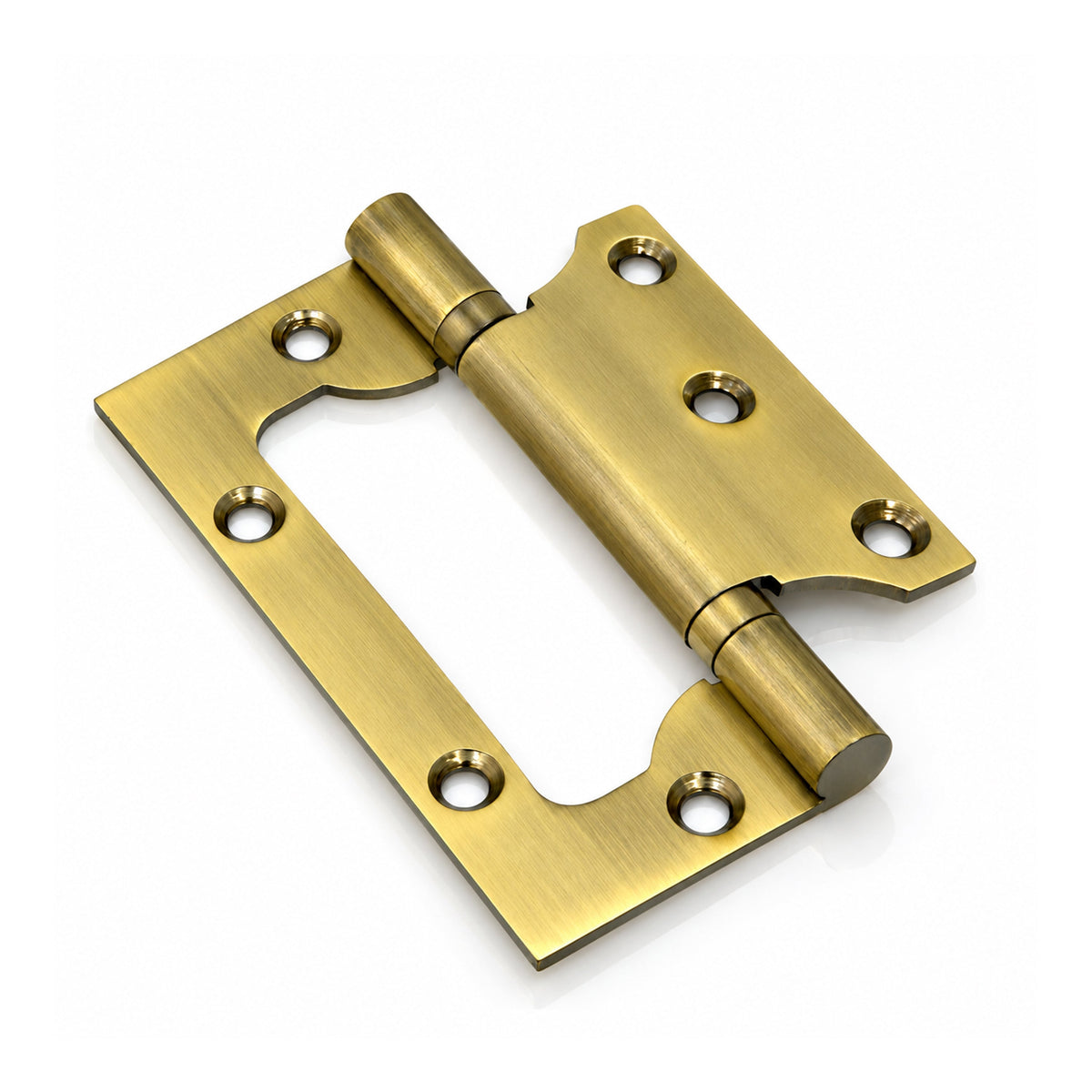 Plantex Stainless Steel Butterfly Hinges for Door/4 Inch x 14 Gauge Hinge/2.5 mm Door Hinge for Home/Office/Hotel/Non-Mortise Hinges - Pack of 1 (Brass Antique)-1