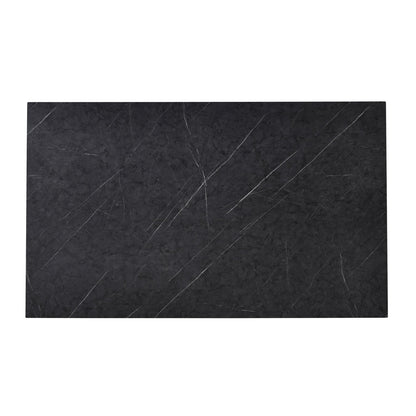 Nilkamal Aristo Engineered Wood 6 Seater Dining Table (Dark Walnut)