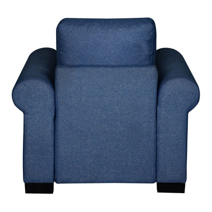 Nilkamal Array 1 Seater Bill Arm Sofa (Blue)